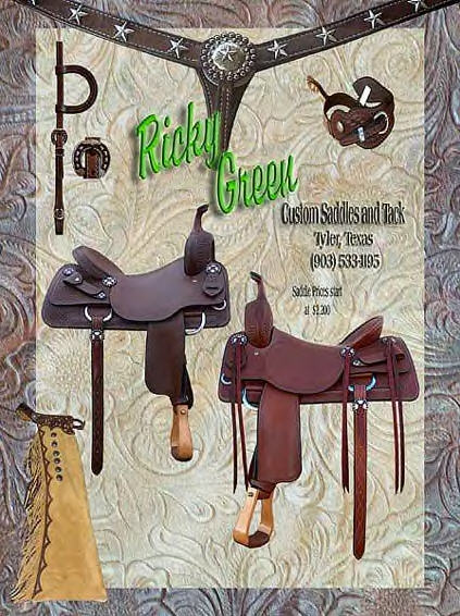Ricky Green Cutting Horse Saddles